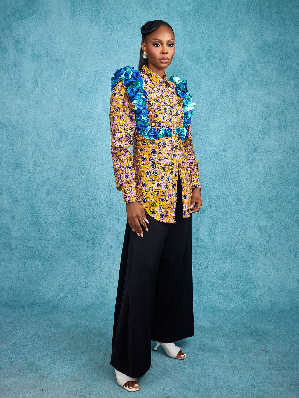Buttercup Blouse - Curry