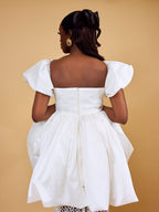 Ivory Bloom Bubble Blouse